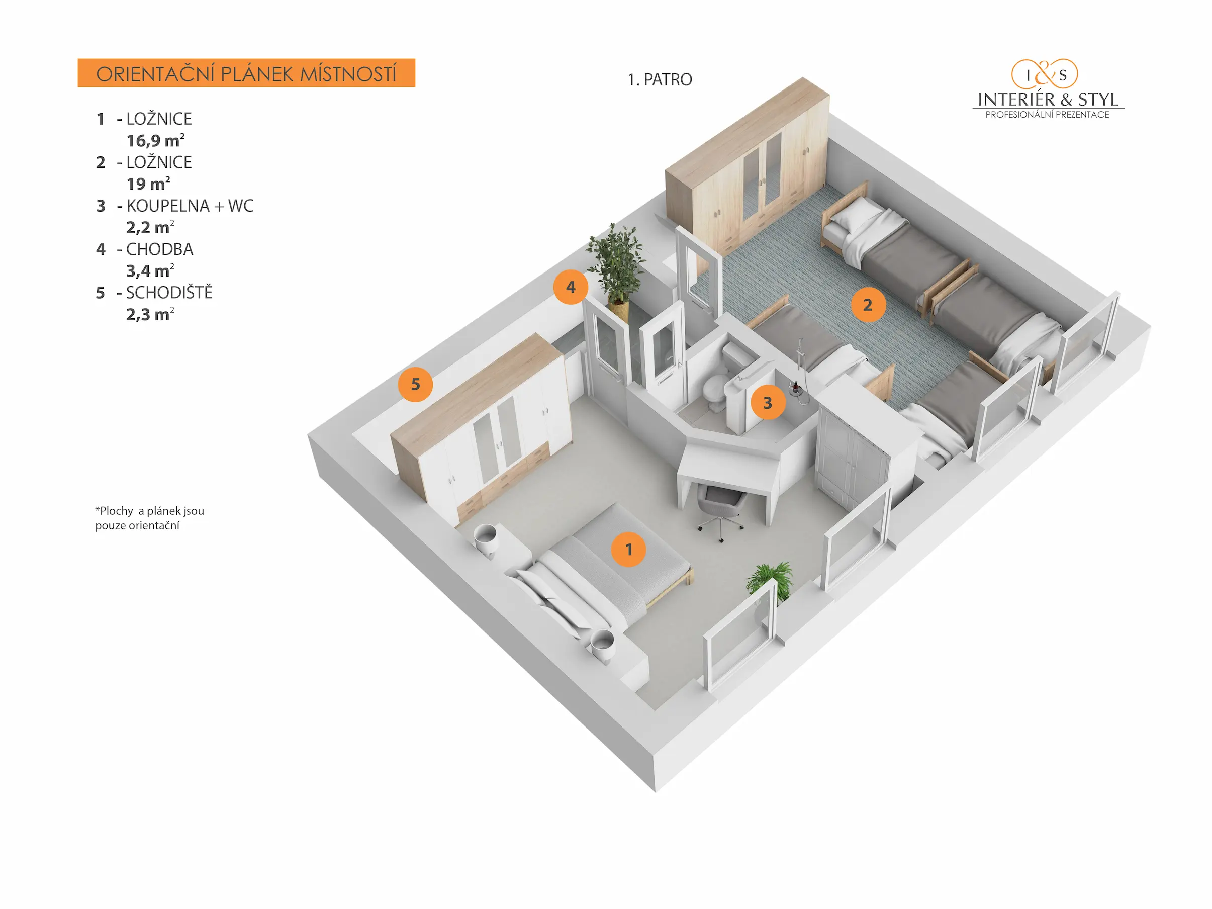 Třípodlažní rodinný dům