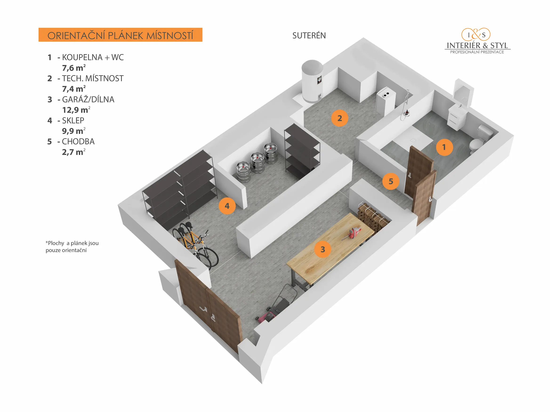 Třípodlažní rodinný dům